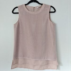 Calvin Klein XS Blush Pink Blouse